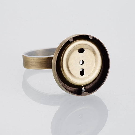 WHAMVOX Copper Bathroom Accessories Soap Dish Holder Wall Mount Antique Brass Sanitary Wares Soap Case(Archaize Twist,Single Dish)