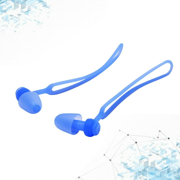 WHAMVOX  Corded Ear Plugs for Swimming Earplugs with Rope Men and Women