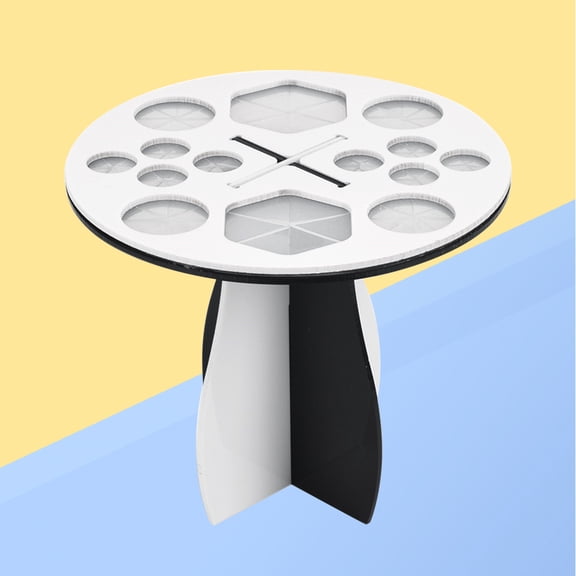 WHAMVOX Cosmetic Makeup Brush Dryer Stand Drying Rack Hole Holder Multifunction