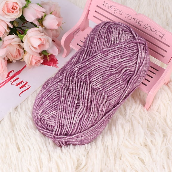 WHAMVOX Cotton Macrame Cord Rope for Knitting and Crafts, 16x6x6cm Soft Cotton Twine