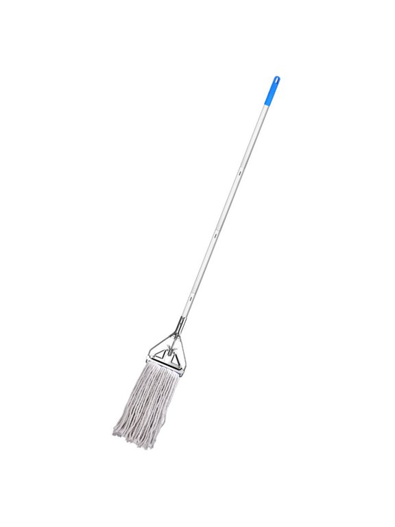 Cotton Mop with Long Handle for Hardwood Laminate Tile Floor Cleaning at Home Assorted Color