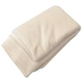 thumbnail image 1 of WHAMVOX Couch Throw Blanket Fleece Home Use Creamy White, 1 of 8