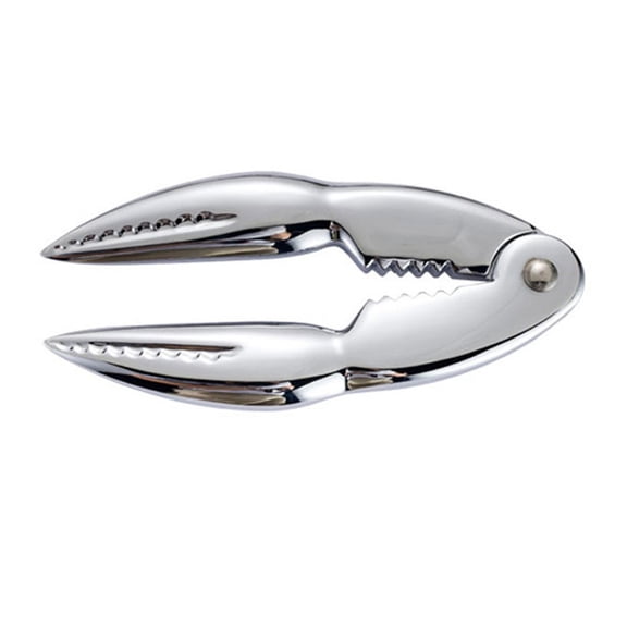 ROMANSENTIAL 1Pcs Seafood Crab Tool Silver Cracker for Home Use and Cooks