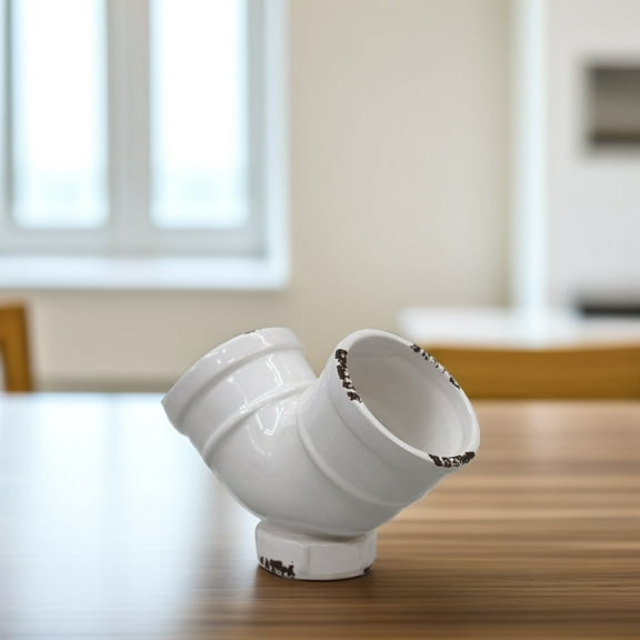 WHAMVOX Creative Ceramic Vase Cute Flower Pot Small White