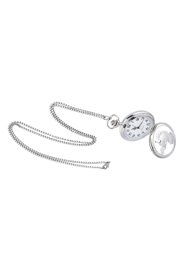 Creative Hanging Pocket Watch Fashion Pocket Watch for Decoration Use Watch Pendant Silver