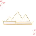 thumbnail image 1 of WHAMVOX Creative Iron and Timber Storage Stand for Home Use Golden Color Fits Various Scenes 13.8x6.3x47.2 Inches, 1 of 8