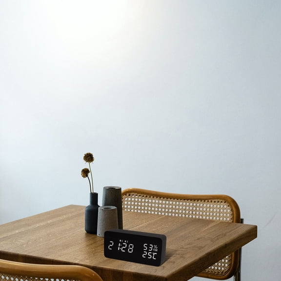 WHAMVOX Creative LED Student Alarm Clock USB Charging Mute Desktop Alarm Clock