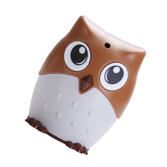 WHAMVOX Creative OwlShaped Toothpick Holder Made of Plastic Easy to Use with Hand Pressure for Parties and Home Decor Orange