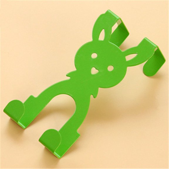 WHAMVOX Creative Rabbit Clothes Hooks Sturdy Stainless Steel Traceless Design for Home Bathroom Bedroom