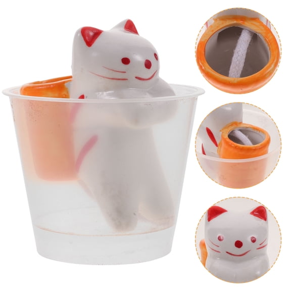 WHAMVOX Creative Self Watering Animal Planter Lovely Plant Pot Desktop Potted Decoration for Home Indoor Office (Cat)