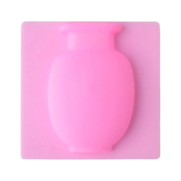 WHAMVOX Creative Silicone Wall Sticker Reusable Fridge Decor for Home Use 2pcs Pink
