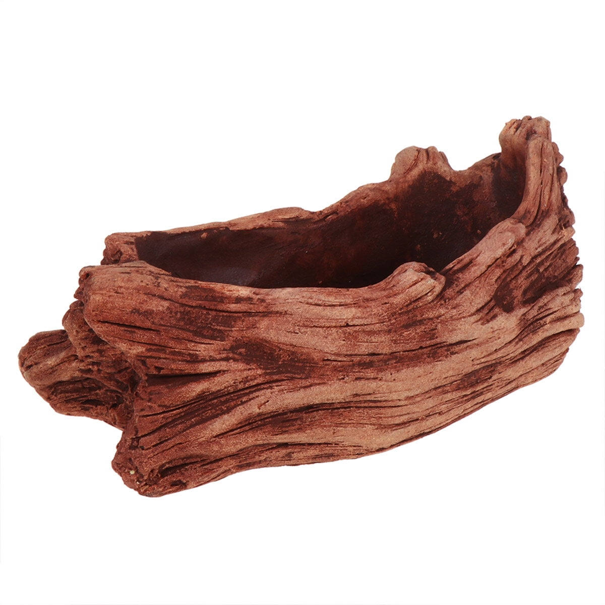 HOOWIFFY balcony planter Flowerpot Cement Brown Family Gardening Props 1Pack