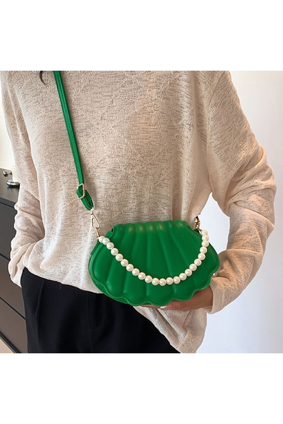 WHAMVOX Cute Crossbody Purse Shell Shape Shoulder Bag Fashionable Women Crossbody Bag