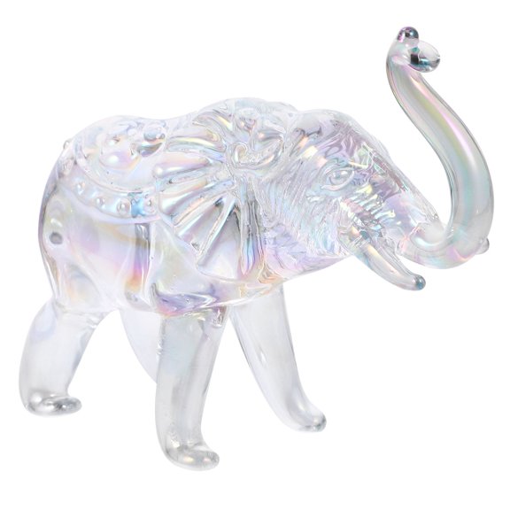 WHAMVOX  Cute Elephant Figurines Sculpture Ornaments Office