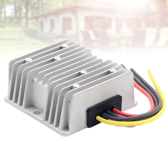 WHAMVOX DC 12V to 24V 10A Waterproof Silver Voltage Booster Module for Home Use with IP68 Metal Body
