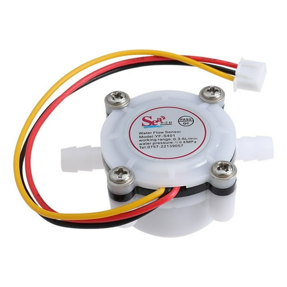 ROMANSENTIAL Water Flow Meter Plastic For Automatic Water Machines 1Set