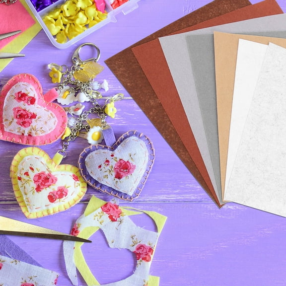 WHAMVOX DIY Felt Sheets 14Pcs for Craft Projects and Home Decor Multi Purpose