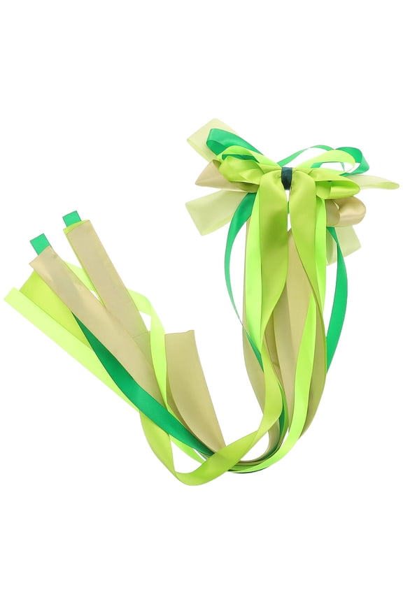 DIY Large Bow Hair Clips Polyester Big Bow Bridal Birthday Party Present Wrapping Bow Decoration for Bridesmaids Flower Girls and Women