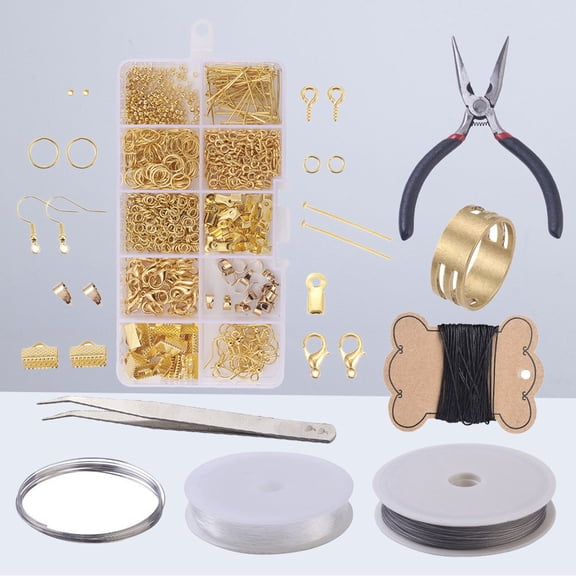 KHBUAB Golden DIY Earrings Accessories Metal Ear Pins Lightweight for All Occasions