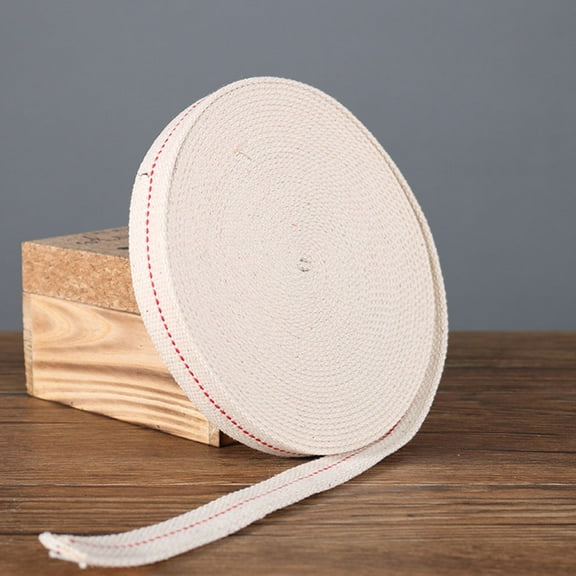 WHAMVOX Cuttable Lantern Wick Beige 1 Roll 39.4x0.3in