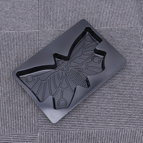 WHAMVOX DIY Path Maker Mold Manually Paving Concrete Molds Stepping Stone Road Making Tool (Black)