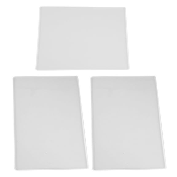 WHAMVOX DIY Silicone Mat Mold for Table Place Pad Casting Kit Transparent Non-stick 3Pcs