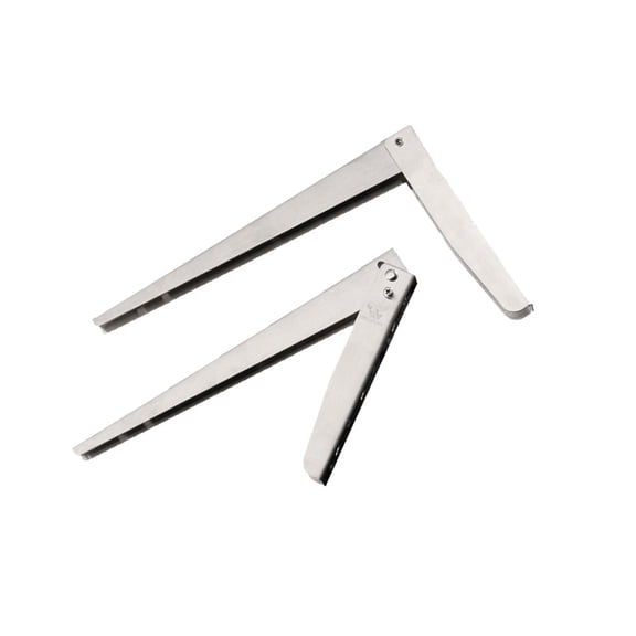 WHAMVOX DIY Stainless Steel Bracket Wall Bracket Rack 35*20cm Silver