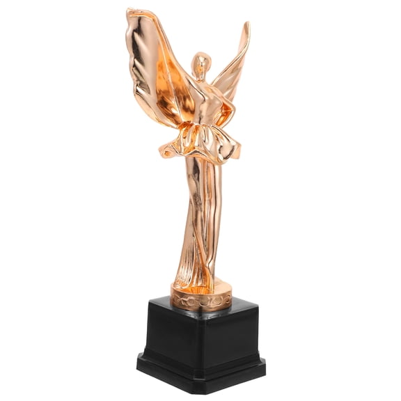 SEWCHICS Trophy for Dance ABS Rose Gold 1Pack Award with Sturdy Base