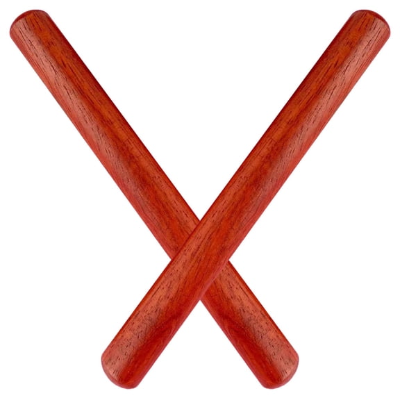 WHAMVOX Dark Red Wooden Rhythm Sticks for Music Learning and Fun Durable and Pair