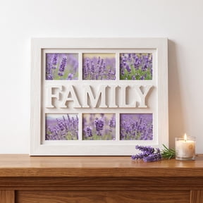 WHAMVOX European Style Alphabet Photo Frame White 48x32.5x2 cm Decorative Picture Frame for Home and Office