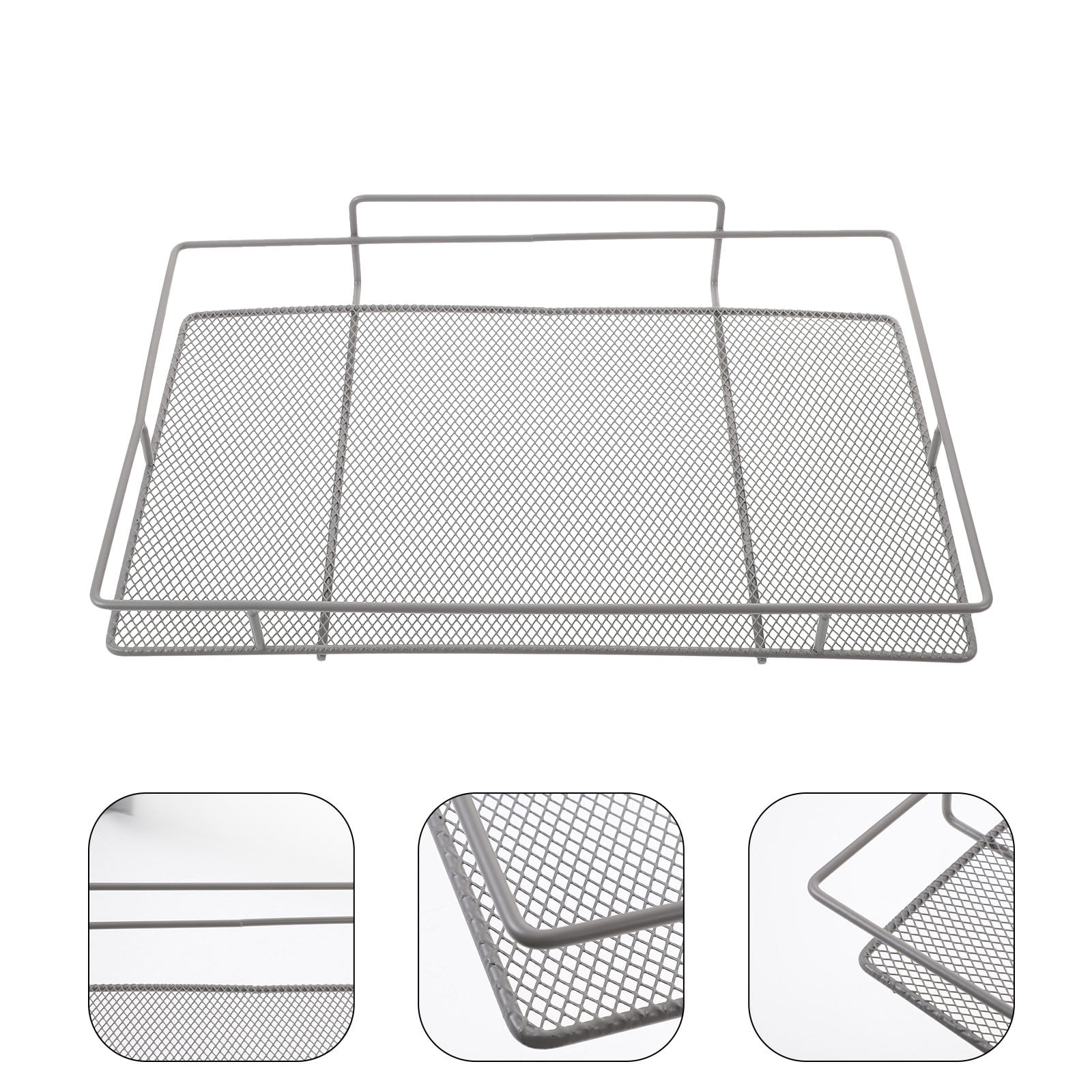 WHAMVOX Decor Router Shelf Bedroom Display Shelf 31.00X21.00X3.00CM Grey