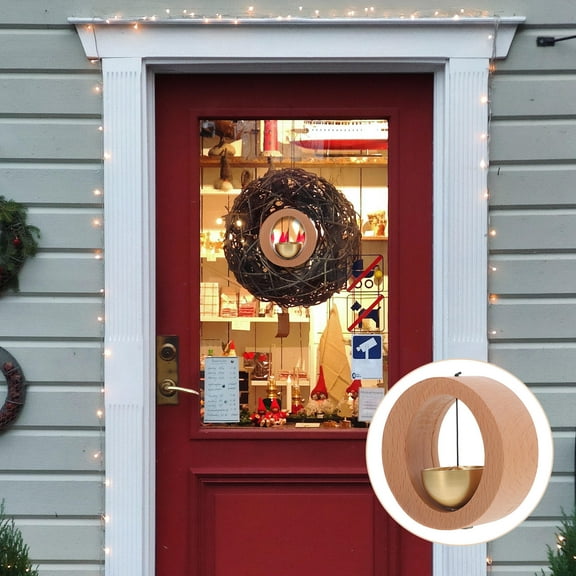 SEWCHICS Shopkeeper Doorbell for Business Owners Wooden Square Design 1 Set