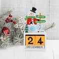 thumbnail image 1 of WHAMVOX  Decorations Xmas Countdown Calendar Perpetual Desk Elder Yellow, 1 of 8