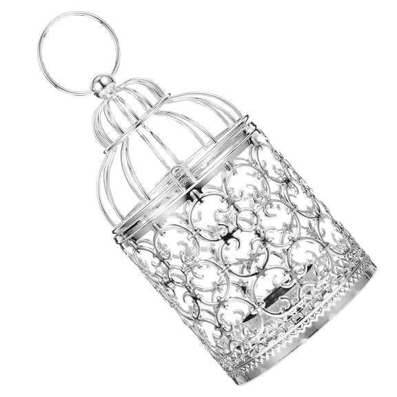 WHAMVOX Decorative Cage Lantern Candle Holder Metal Cage Candlestick Desktop Decoration