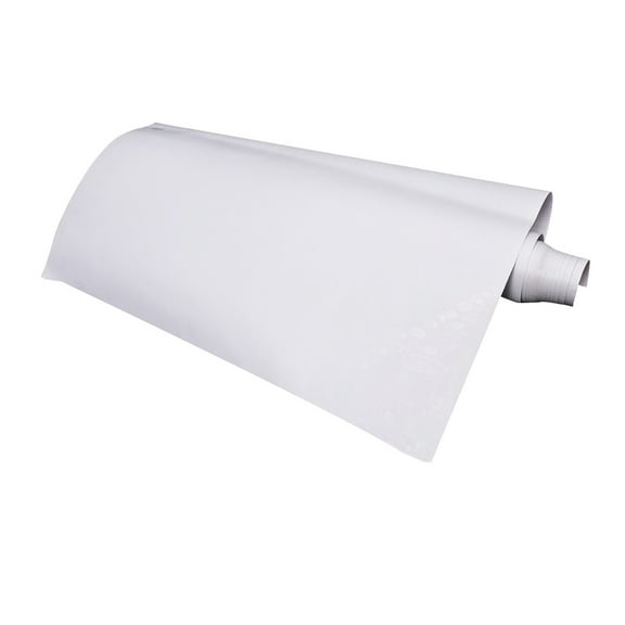 WHAMVOX Decorative Window Static Cling Film Home Covering Tint White