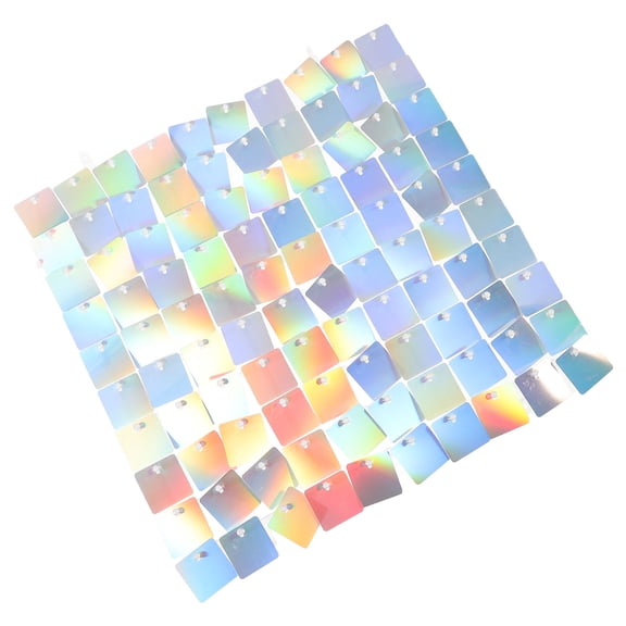 WHAMVOX Delicate Design Shimmer Wall Backdrop 1Pcs for Event Planners 11.6x11.4x0.4in
