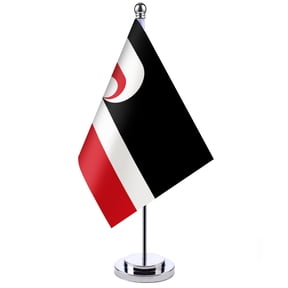 WHAMVOX Mini Delicate Office Flag for Home, Restaurant, Hotel Table Decoration - Polyester, Easy to Clean and Install