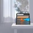 thumbnail image 1 of WHAMVOX  Desk File Organizer Vertical Files Rack Work Office, 1 of 8