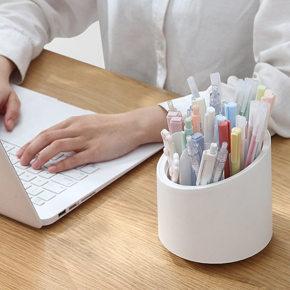 DECORNIJIA Desktop Storage Rack White 1Pack 4.87X4.87X4.40in