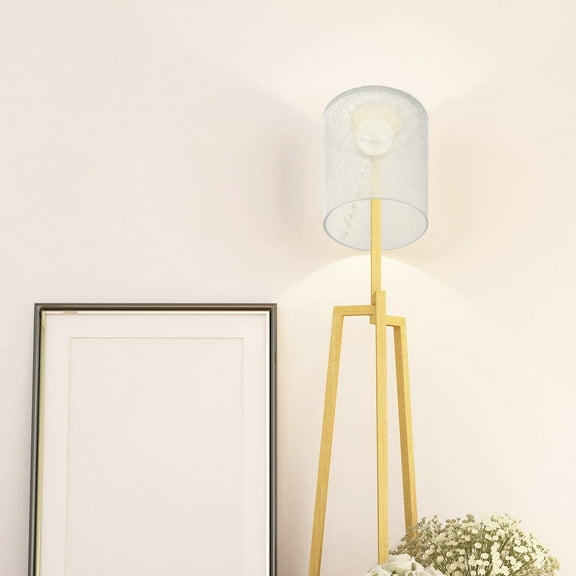 WHAMVOX Desktop Lamp Shell Frosted Cylinder Office Transparent