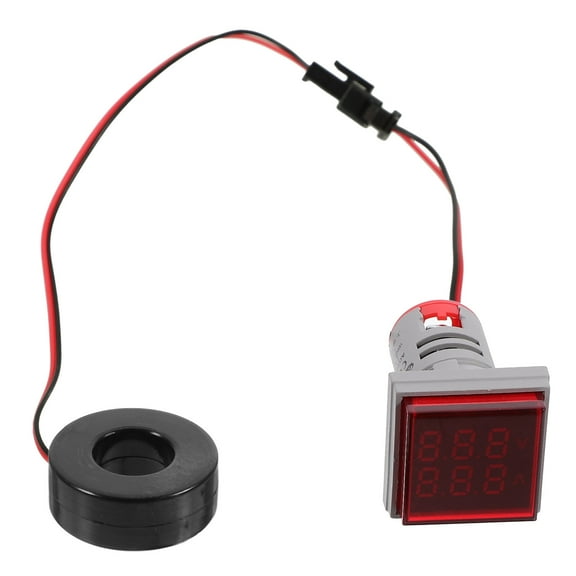 WHAMVOX Digital Ammeter Voltmeter Digital Display Voltage Detector Current Tester Gauge
