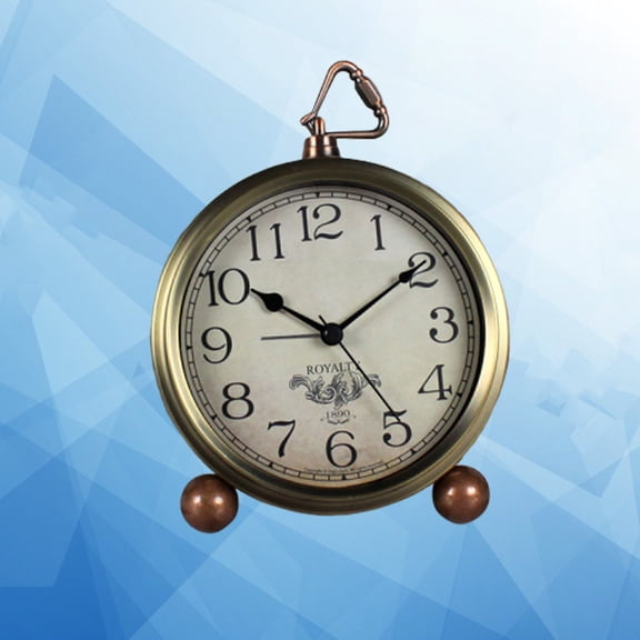 HOOWIFFY Retro Table Clock American Style 1PC for Home and Office