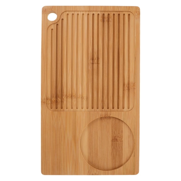 WHAMVOX Dining Room Tabletop Serving Plate Bamboo Tea Tray Water Cup Serving Tray