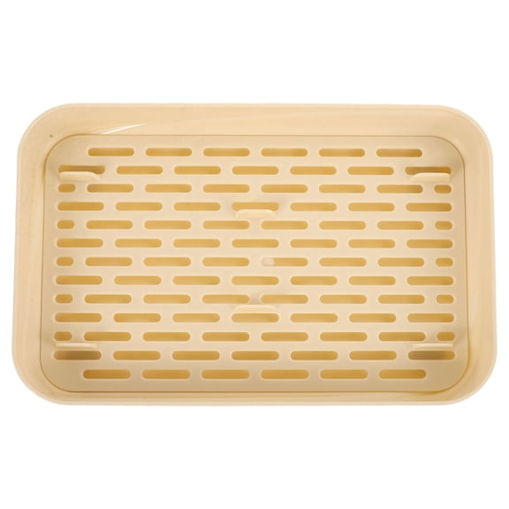 WHAMVOX  Dish Rack Tableware Storage Drying Drainer Basket Multifunctional Shelving Shelves White