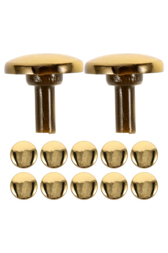 Diy Wall Clock Accessory 200pcs Gold Caps Replacement Kit For Quartz Clock Hand Fitting