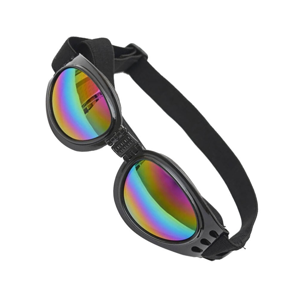 WHAMVOX Dog Sunglasses with UV Protection and Stretchy Strap for
