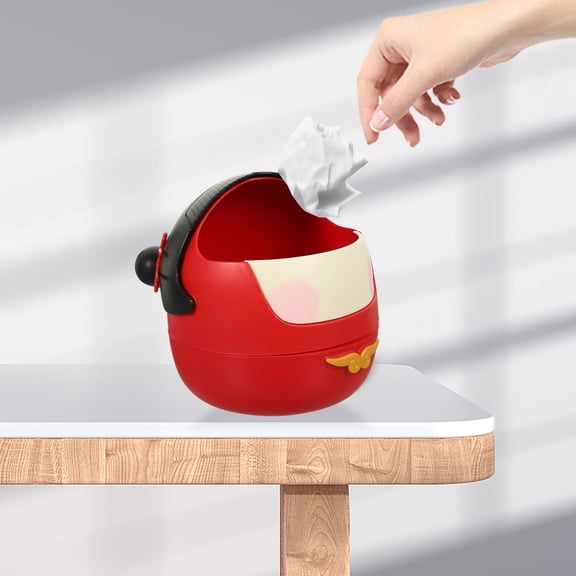 WHAMVOX  Doll Kitchen Desktop Trash Can Inner and Outer Surface Smooth Practical