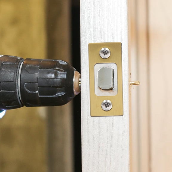 WHAMVOX Door Bolt Lock with Lock Tongue Buckle 5.70X2.50X0.10CM