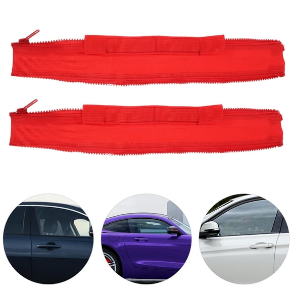 SEWCHICS Limiting Straps Door Check Limiter Red Fabric 1 Pair 14.93X0.79X0.79in