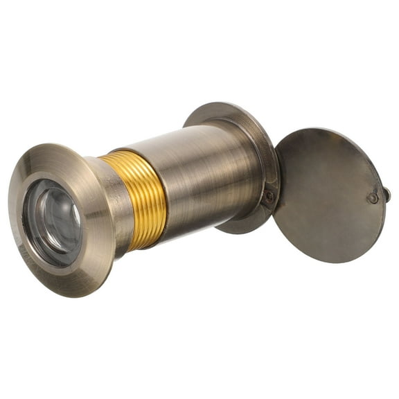HOOWIFFY 1Pack Security Peephole For Front Door In Dark Brown Color